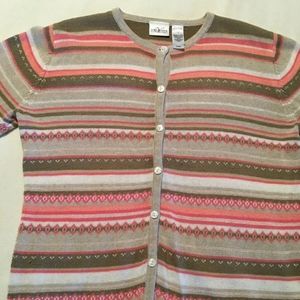 Liz Claiborne 2 piece sweater & shell set
